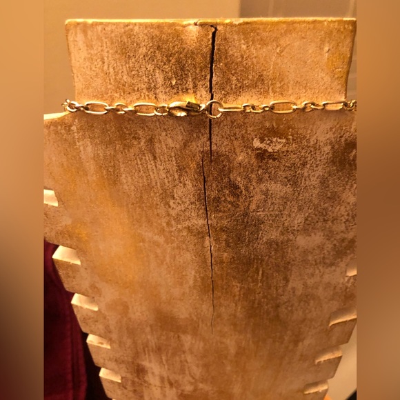 Gently Used Gold and Black Chain Link Necklace - Picture 3 of 8